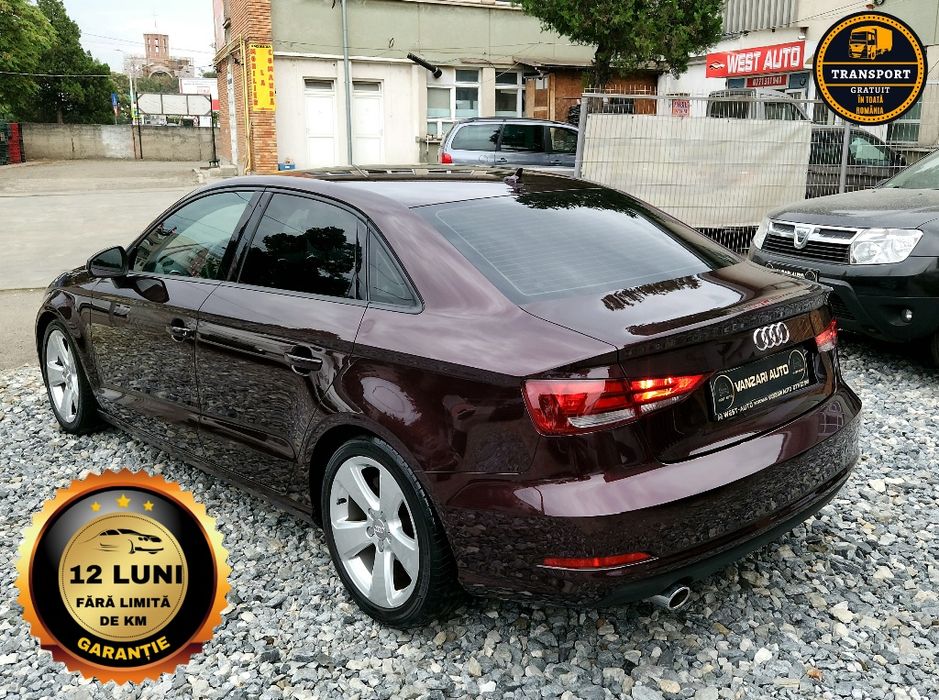 Audi A3 Limousine Exclusive - 1.6 TDI - An 2015 - Euro 6 - GARANȚIE