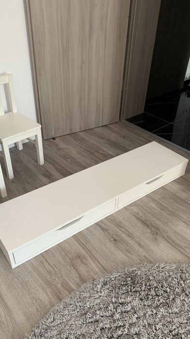 Dulap alb, cu 2 rafturi