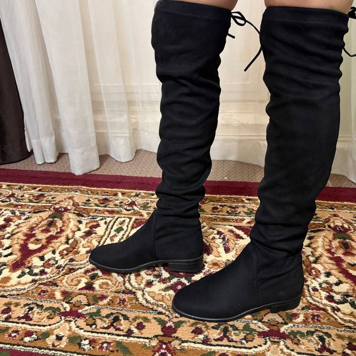 Чулки ботфорты женские демисезонные