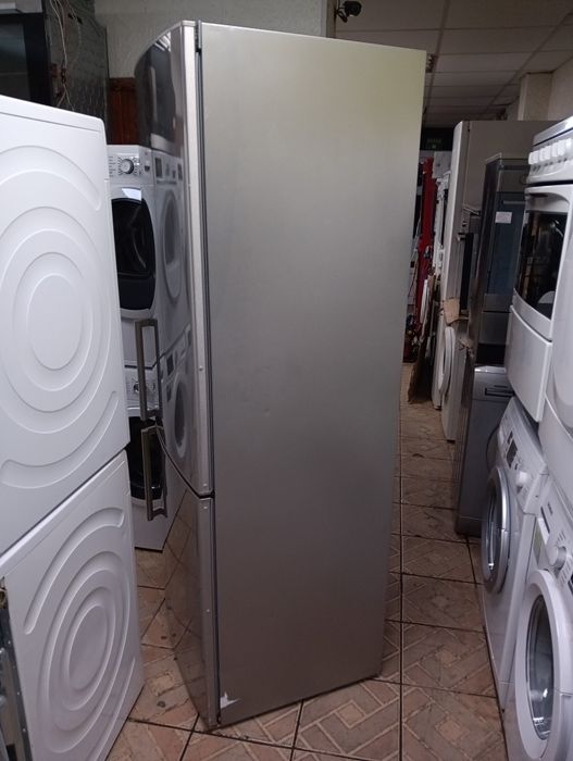 Иноксов комбиниран хладилник с фризер Бош Bosch 2год.Гаранция