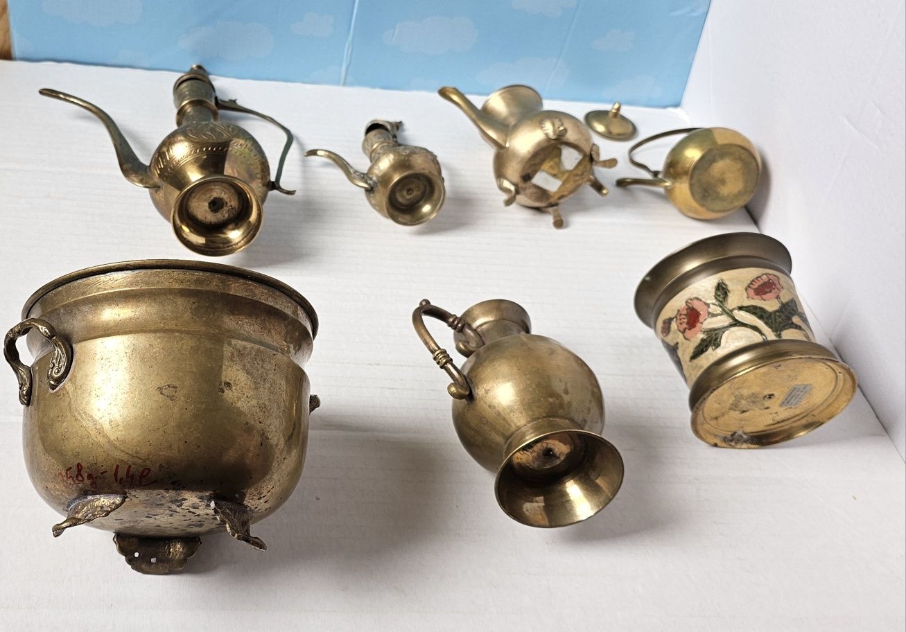 Lot vase din bronz/alamă