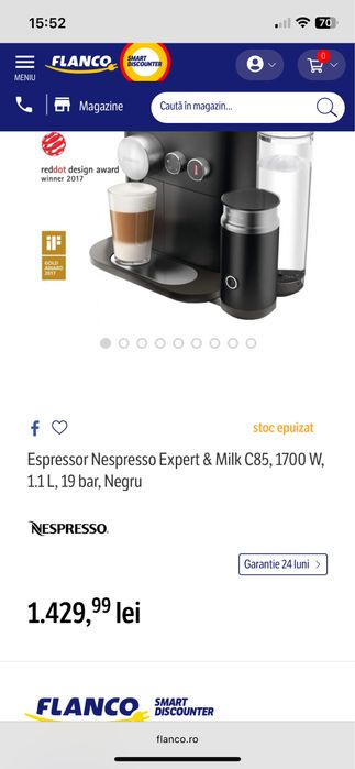 Espressor Nespresso Expert