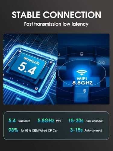 Нов Безжичен CarPlay Android Auto Адаптер USB Bluetooth кола автомобил