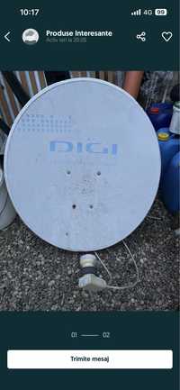 Antena parabolica Digi cu LNB si suport montare