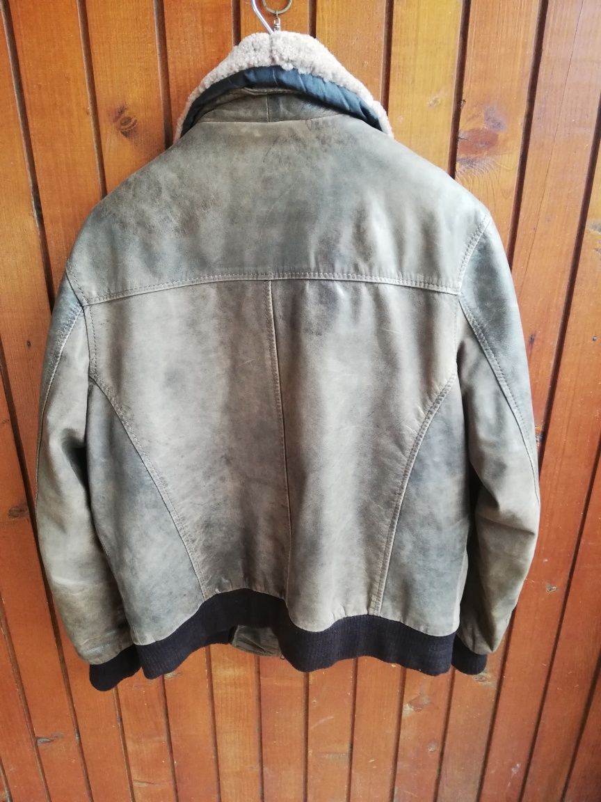 Geaca piele bărbati Basefield M Aviator