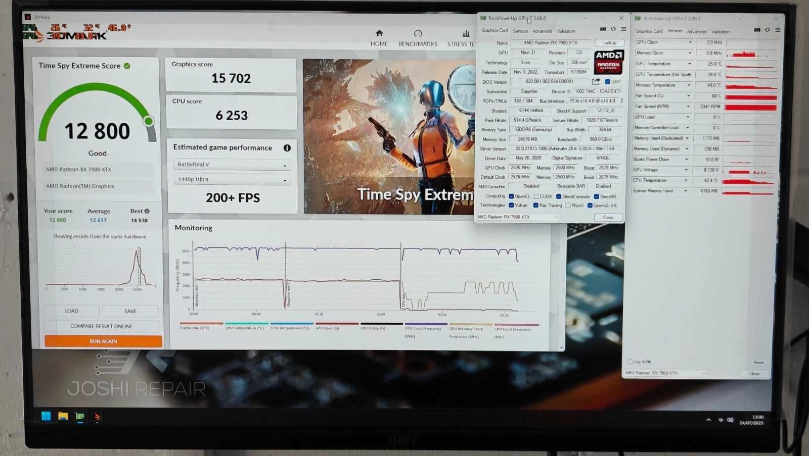 Видео карта Sapphire AMD NITRO+ RX 7900 XTX  OC VAPOR-X 24GB GDDR6
