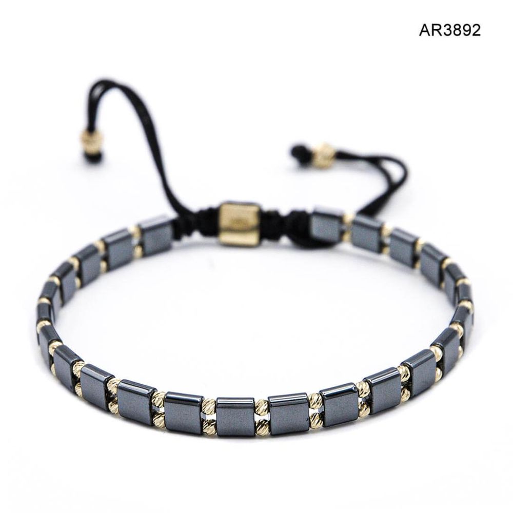 Bratara AUR 14 K cu snur reglabil,  [AR3892] model nou ARJEWELS