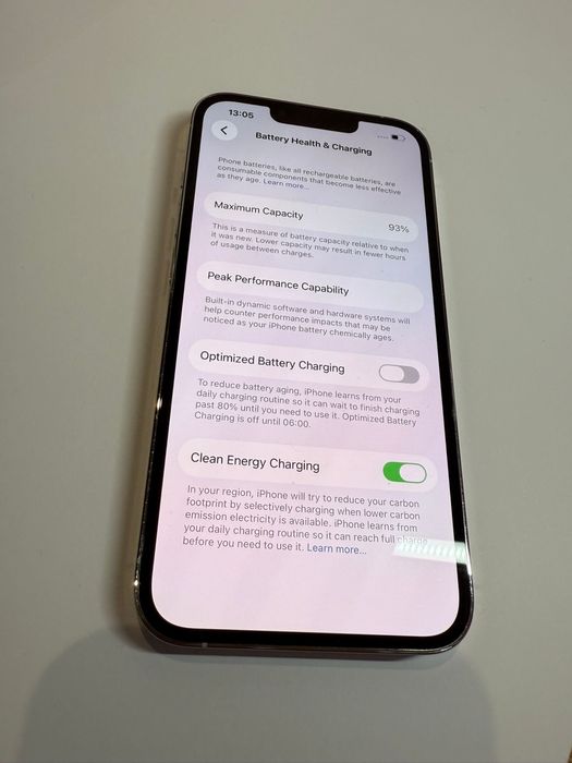 Iphone 13 Pro - 128 GB - Baterie 93 - Liber de Retea