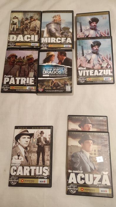 Dvd-uri cu filme românești istorice