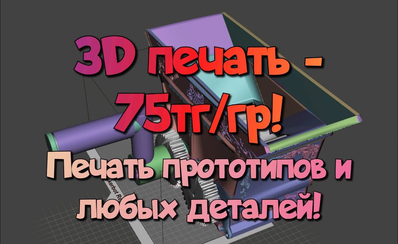 Качественная 3D печать фотополимерами. 3Д печать пластиком.3D Сканер.