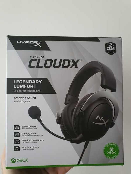 Casti gaming HyperX CloudX, Xbox Series X S si PC 4P5H8AA Noi Sigilate