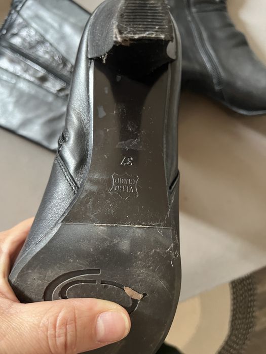 Cizme dama din piele musette