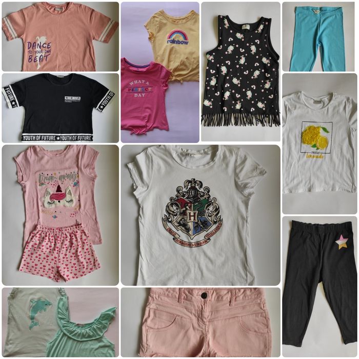 Летни дрехи за момиче (размер 134-140 см)