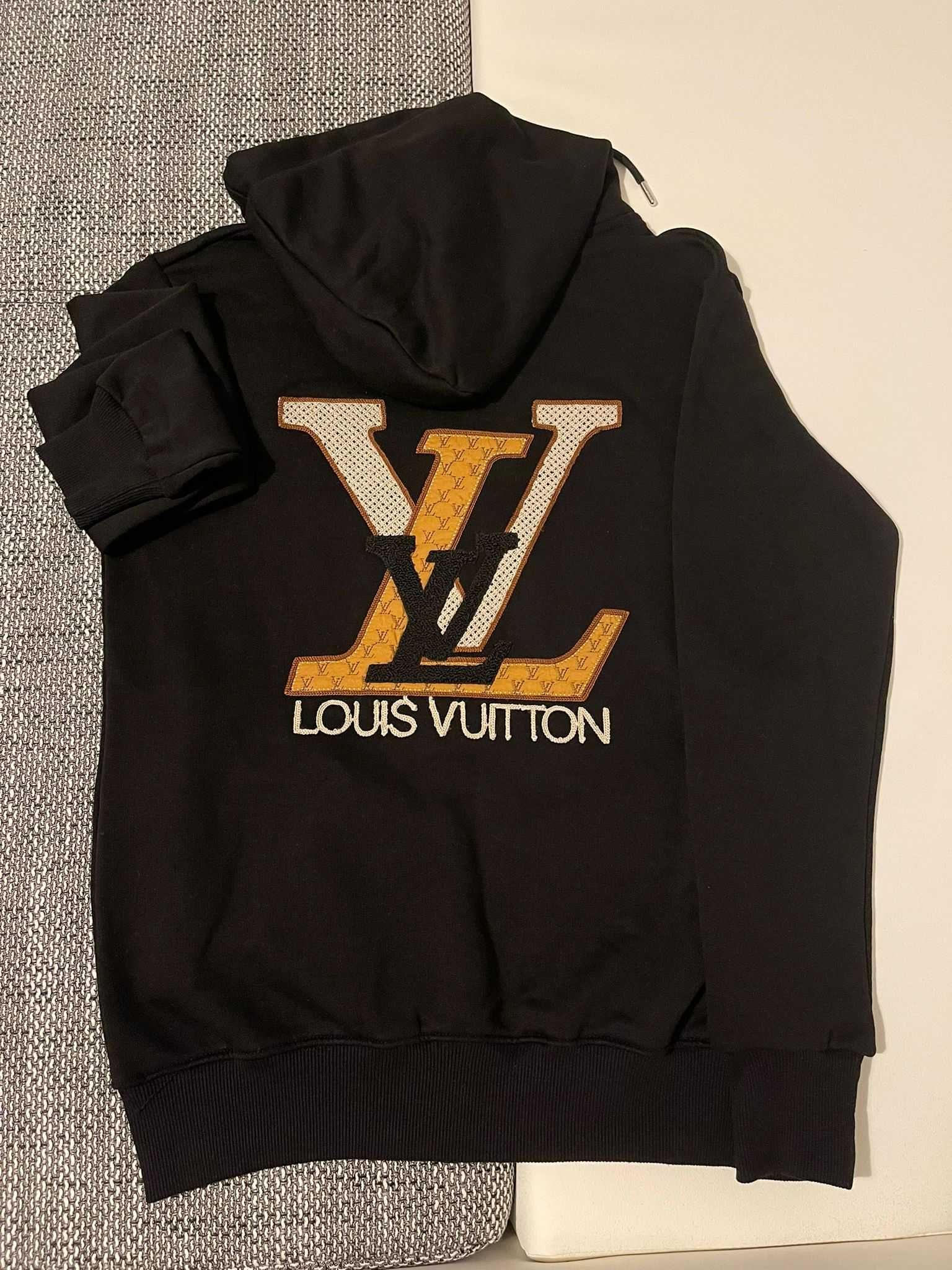 Hanorac Louis Vuitton unisex  Alb/Negru