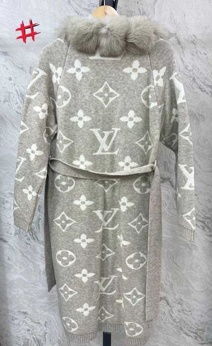 Palton dama cu blana și casmir