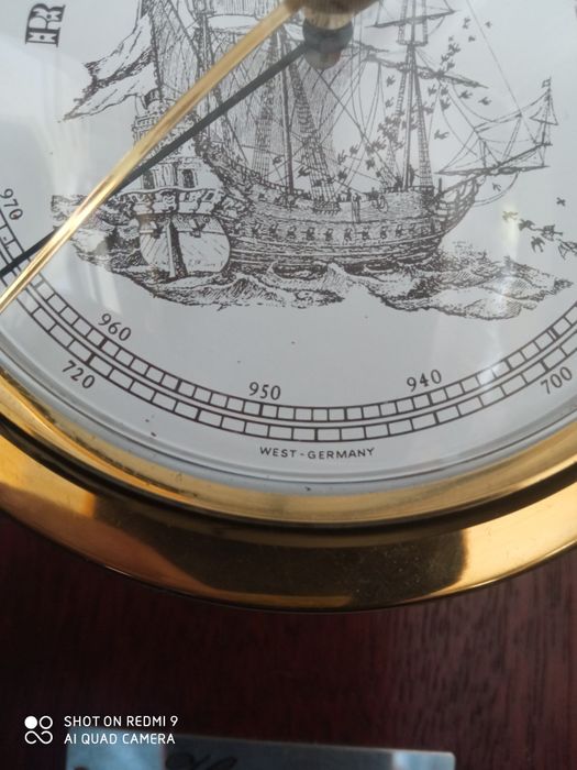 Немски барометъри часовник за яхта.