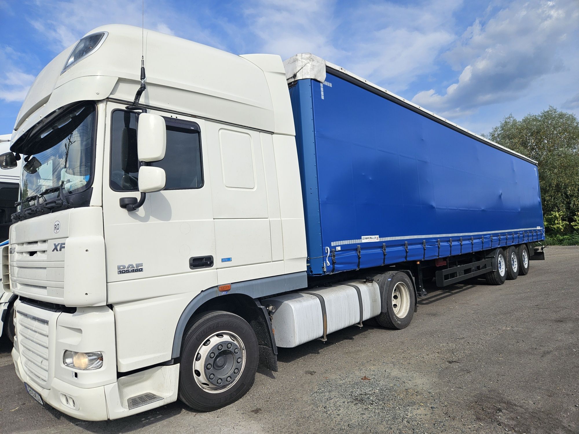 Daf xf105 ATE 2013 + semiremorca schwarzmuller