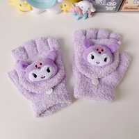 Милые плюшевые детские-подростковые перчатки Kuromi
