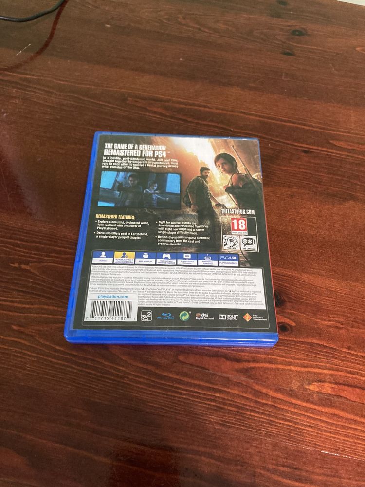 Игра за Playstation 4 The Last OF Us Remastered  (не играна никога)