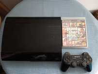 Consola Joc PS3 Super slim 500gb (ultimul model) plus joc GTA 5 inclus