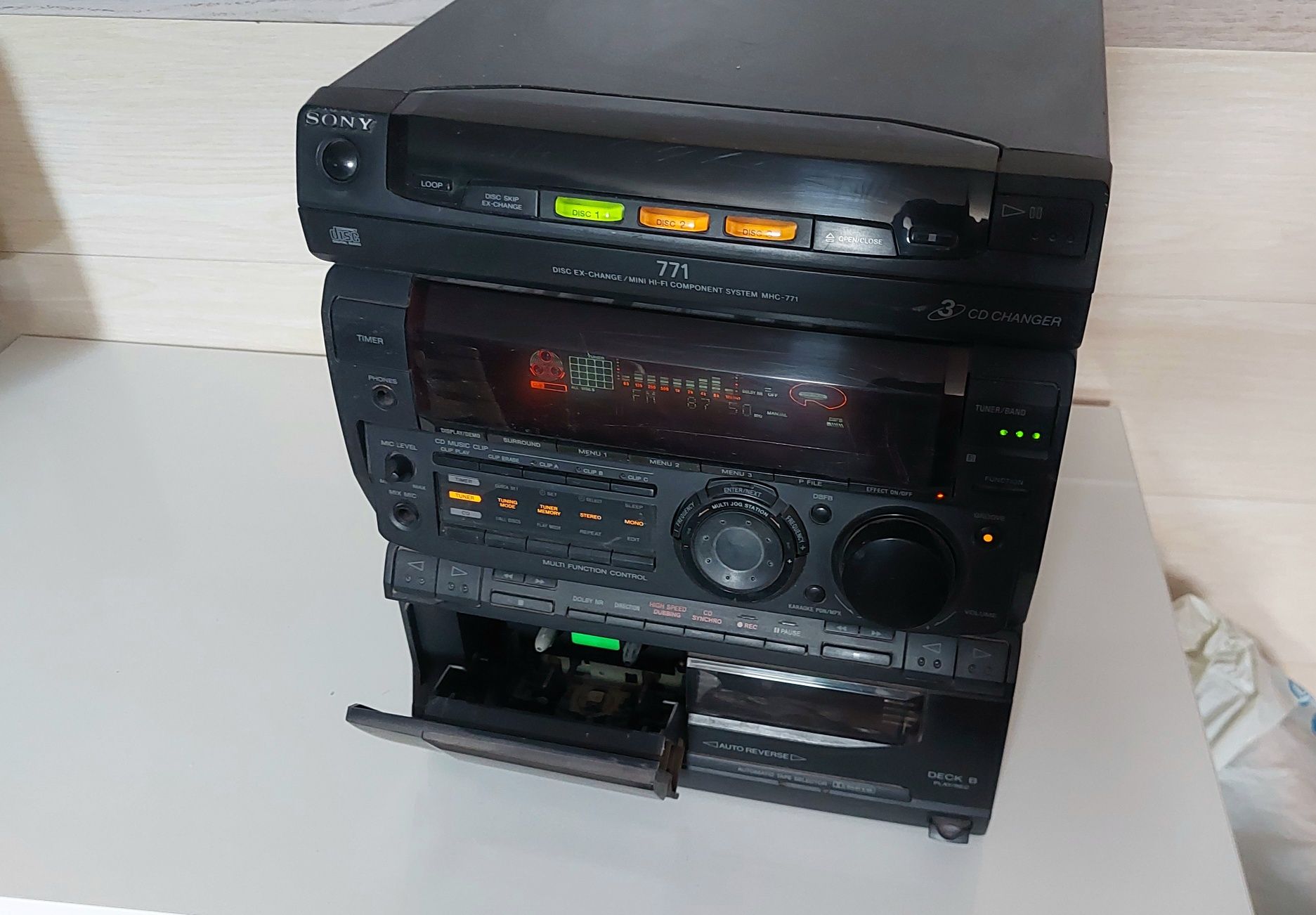 SONY MHC - 771 уредба