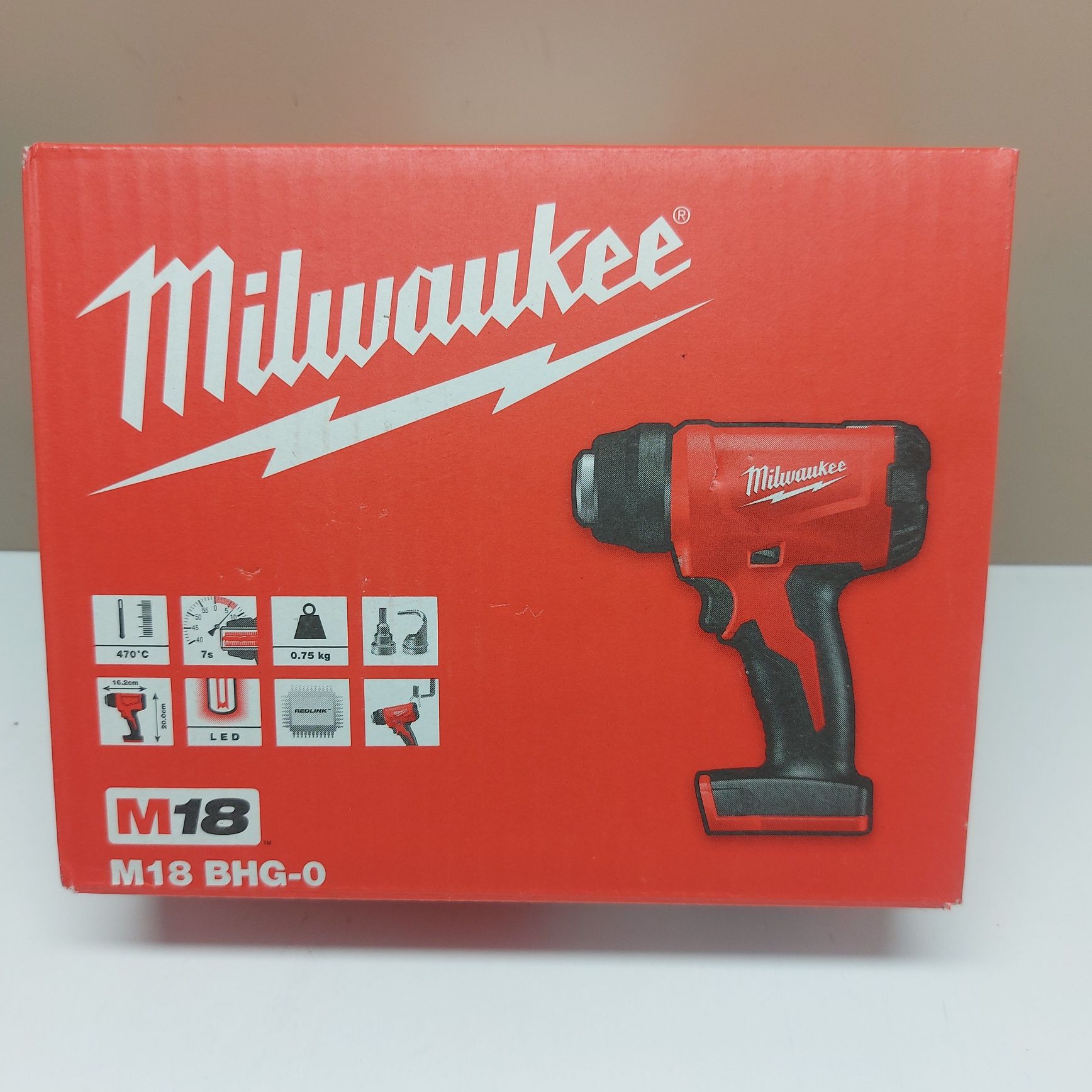 ПРОМОЦИЯ.Пистолет за горещ въздух Milwaukee M18BHG-0.