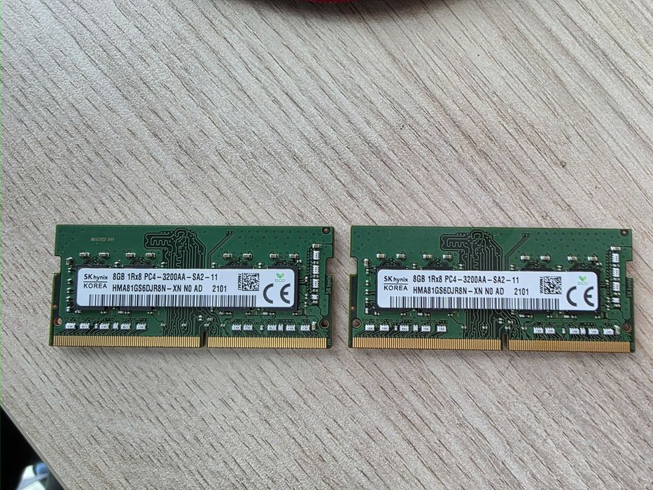 Memorie ram Laptop SK Hynix 2x8GB, DDR4, PC4-3200AA, 3200Mhz