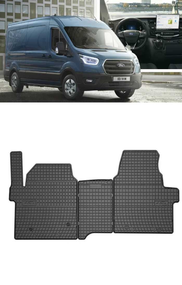 Гумени стелки Frogum съвместими с Ford Transit 2023+