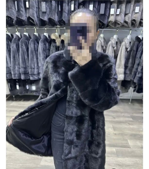 Норковая шуба (автоледи) размер 40 в идеальном состоянии