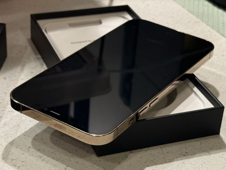 iPhone 12 Pro Max 128GB Gold – Перфектен, 100% Батерия!