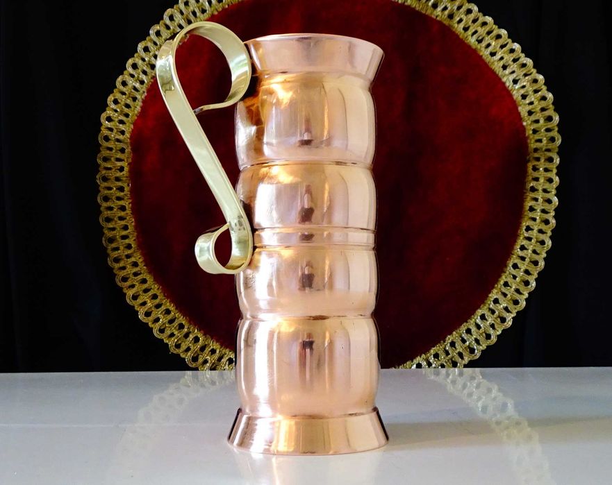 Медна халба,медна чаша,медна кана,чиста червена мед.