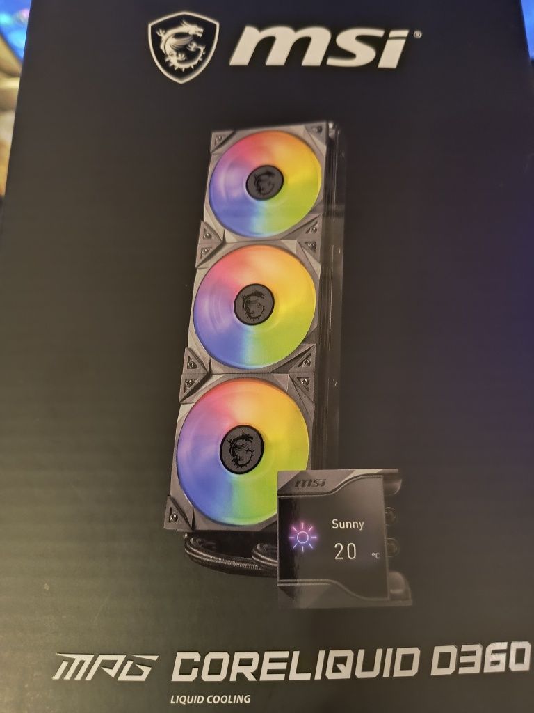 Водно охлаждане MSI MAG coreliquid D360 с ГАРАНЦИЯ ДО 2027г.