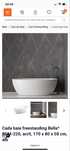 Cada Freestanding acril 170 x 80 x 58
