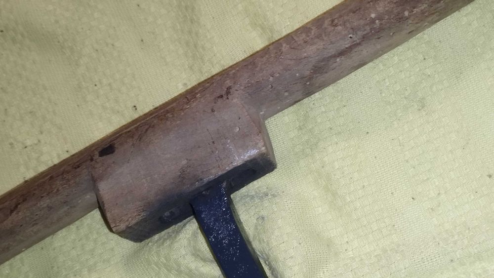 Дърводелски свредел от ковано желязо - ретро инструмент, маткап