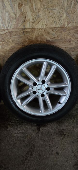 MERCEDES оригинални джанти със летни гуми 205/55/16 7J×16 ET37 5×112