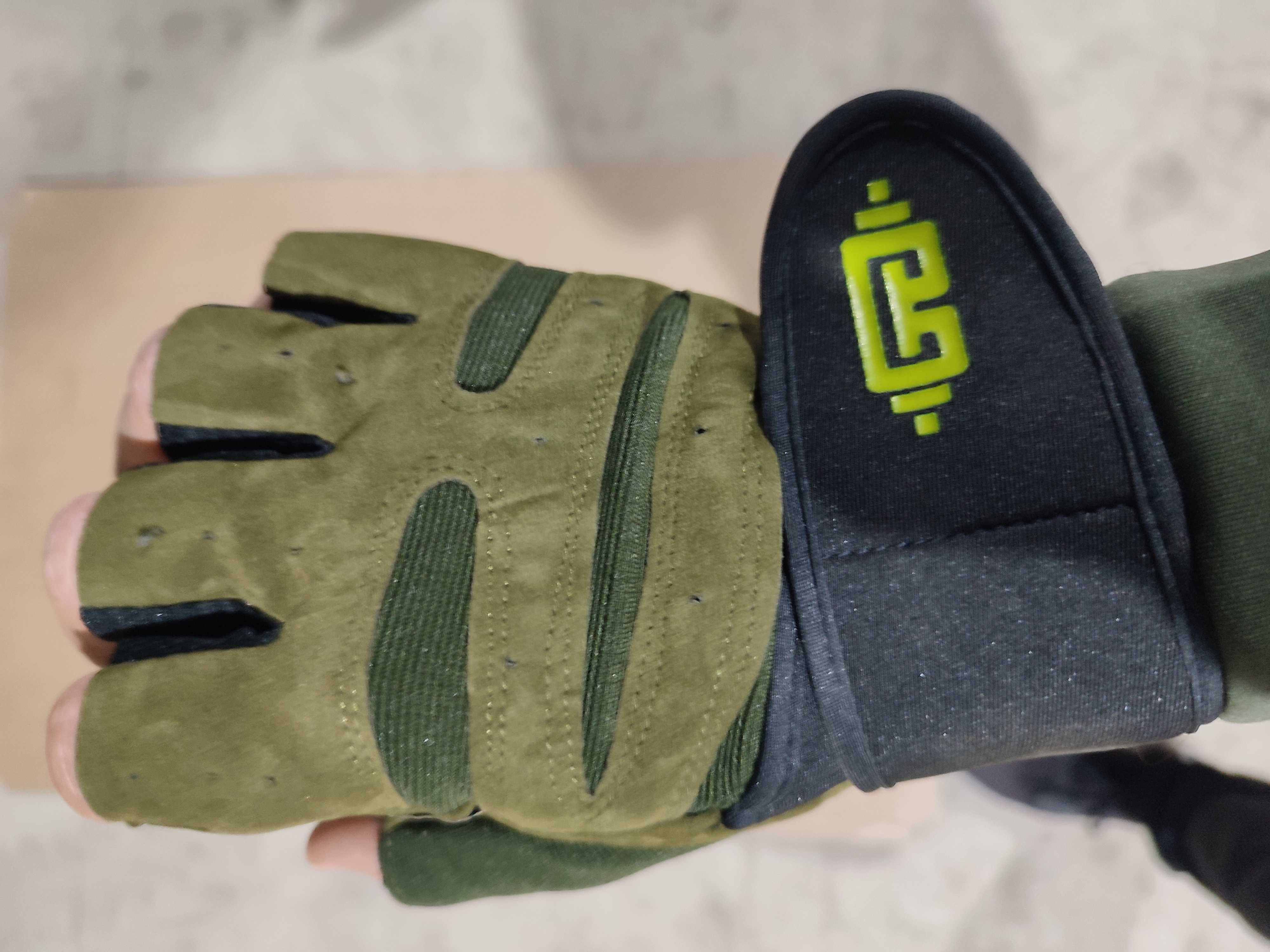 Чисто нови ръкавици за фитнес fitness gloves зелени