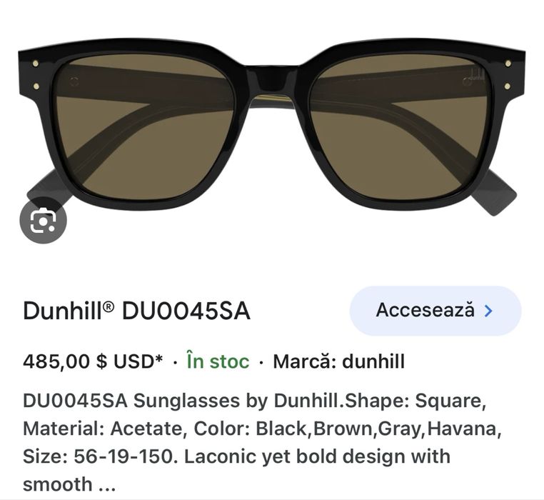 Ochelari Dunhill DU0045SA noi