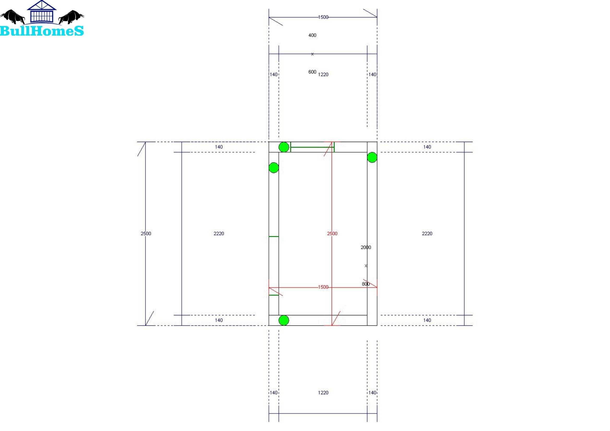 Бунгала,Фургони,Контейнери - 3.75м²