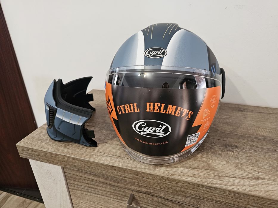 Casca protecție moto scuter, nouă, mărime L