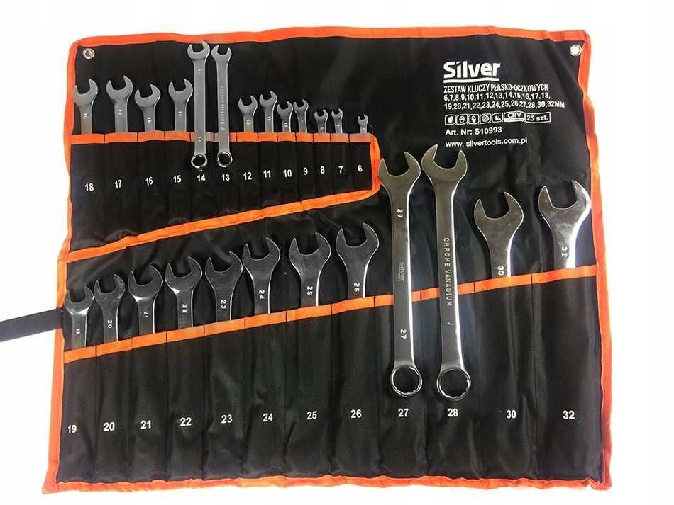 Set 25 chei fixe combinate 6-32mm 25bucati piese Cr-V (S10993)