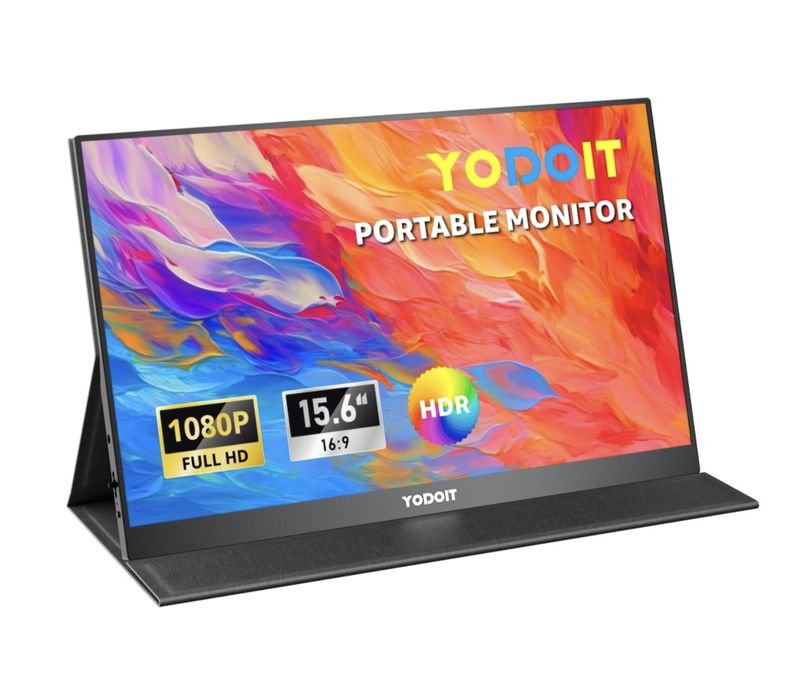 Monitor portabil Full HD 15,6" USB-C HDMI sunet încorporat