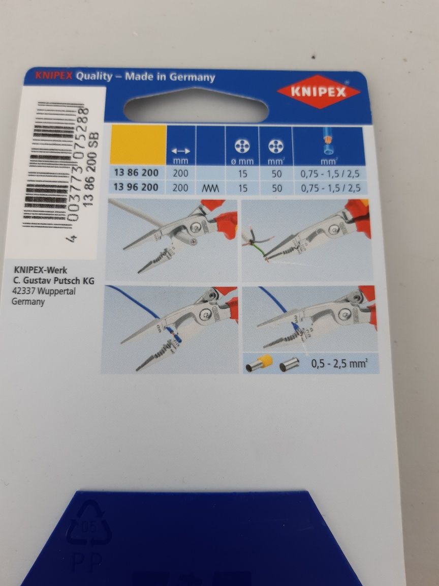 Clește Profesional combinat VDE Knipex  1386200, 200mm, 6 în 1