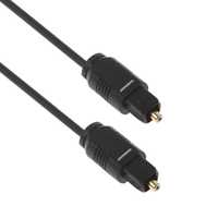 Cablu audio optic digital Toslink S/PDIF, negru, 1, 2, 3, 5, 10m