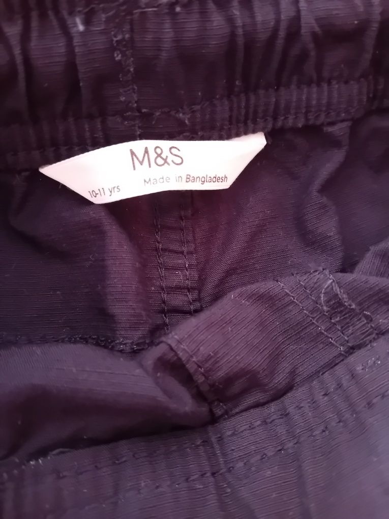 Нов, тъмносин дълъг летен панталон Marks&Spencer