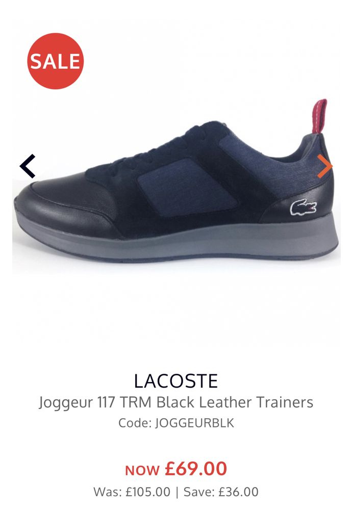 Adidasi Lacoste JOGGEUR