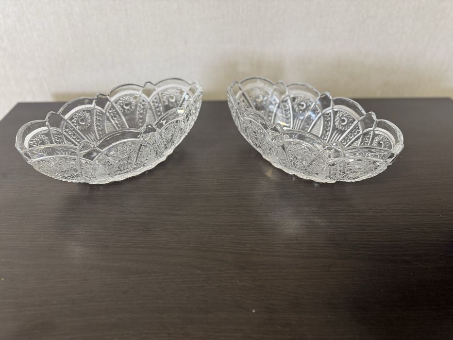 Хрустальные вазы СССР 2шт