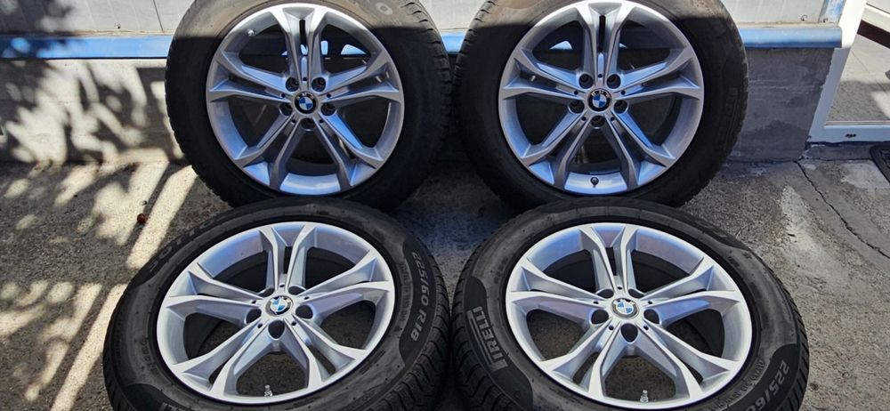 Jante BMW X3 G01 X4 G02 echip iarna 225 60 18 Pirelli * 7 mm DOT 2020