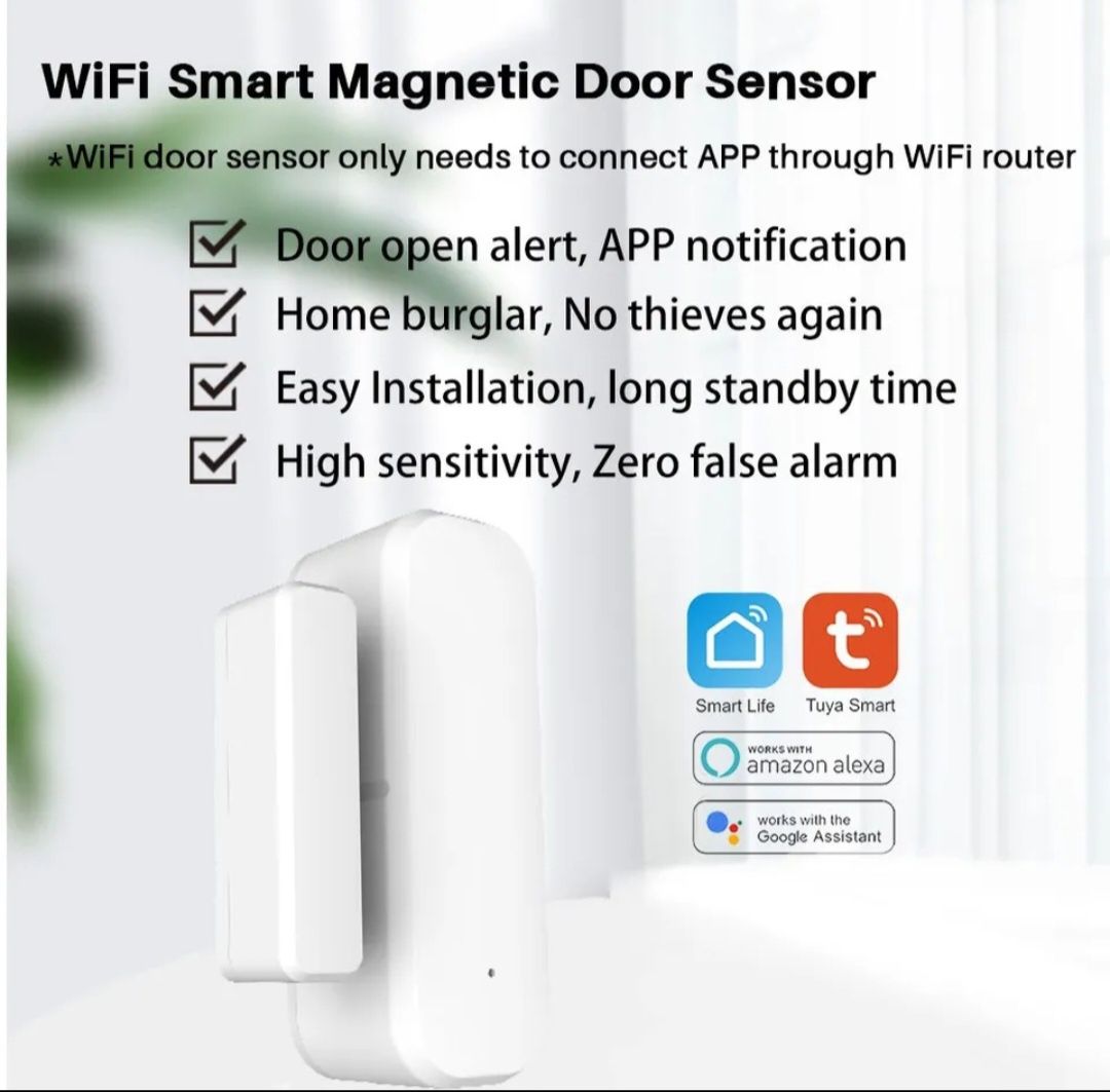 Senzor Smart, Wi-Fi, Usa/Fereastra