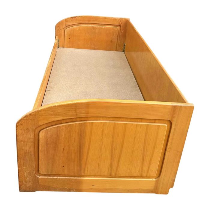 Cadru de Pat pentru o Persoana; Pat din lemn Single cu Somiera 200x90