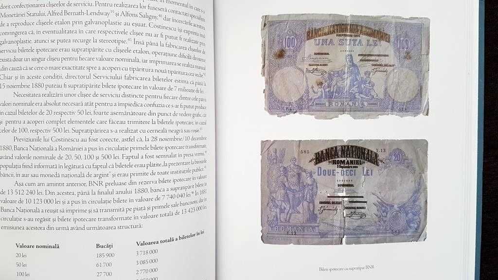 Set complet 4 albume carti - Bancnotele Romaniei specimene, probe BNR